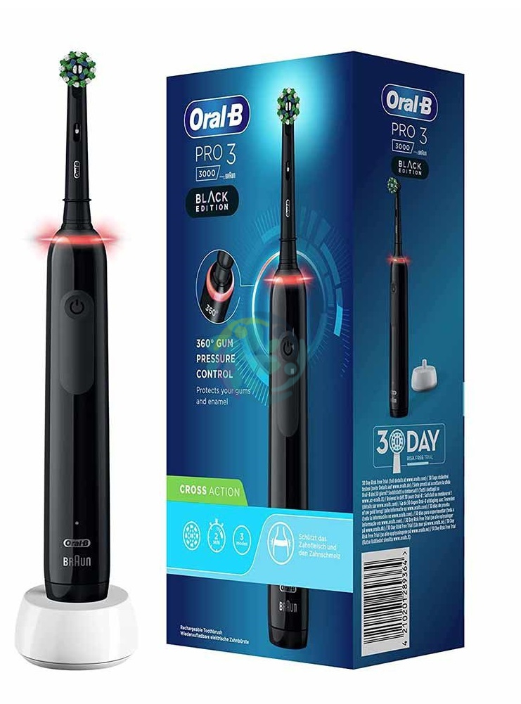 Procter & Gamble Oralb Pro 3 Black Spazz+2ref